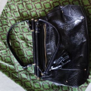 2/$40 NWT OrYANY Black Leather Handbag